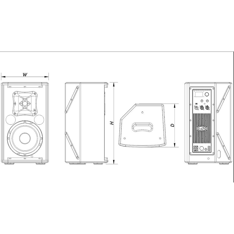 بلندگو پسیو داس ACTION 508 - Thumbnail 2