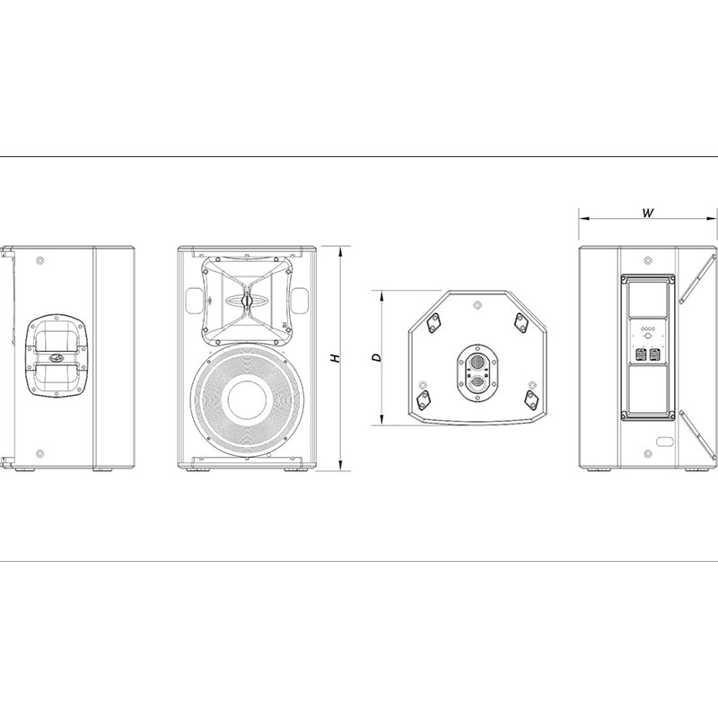 بلندگو پسیو داس ACTION 512 - Thumbnail 2
