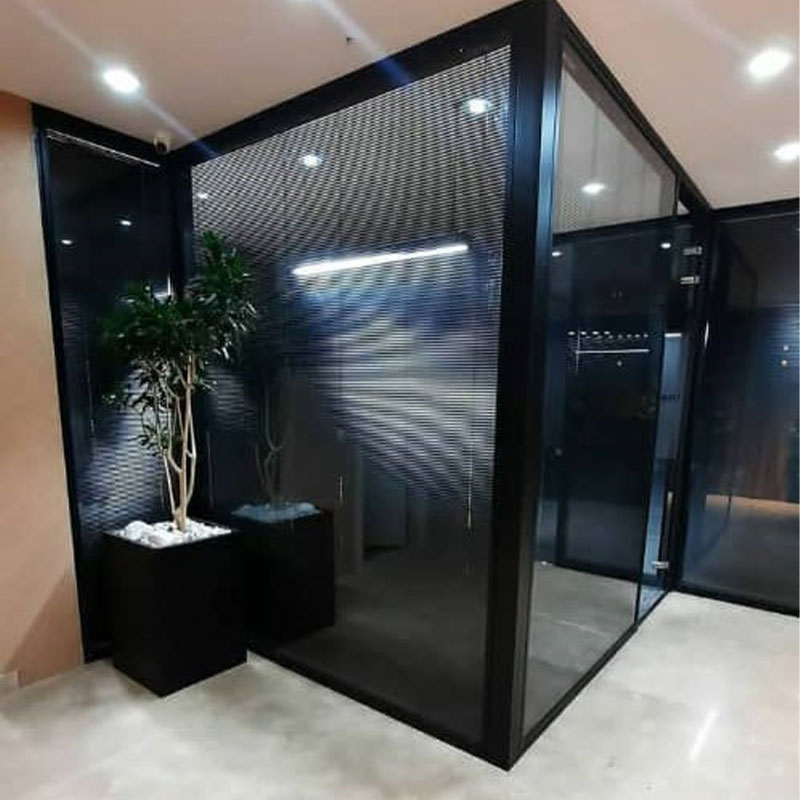 پارتیشن اداری سینما چوب مدل دو جداره 