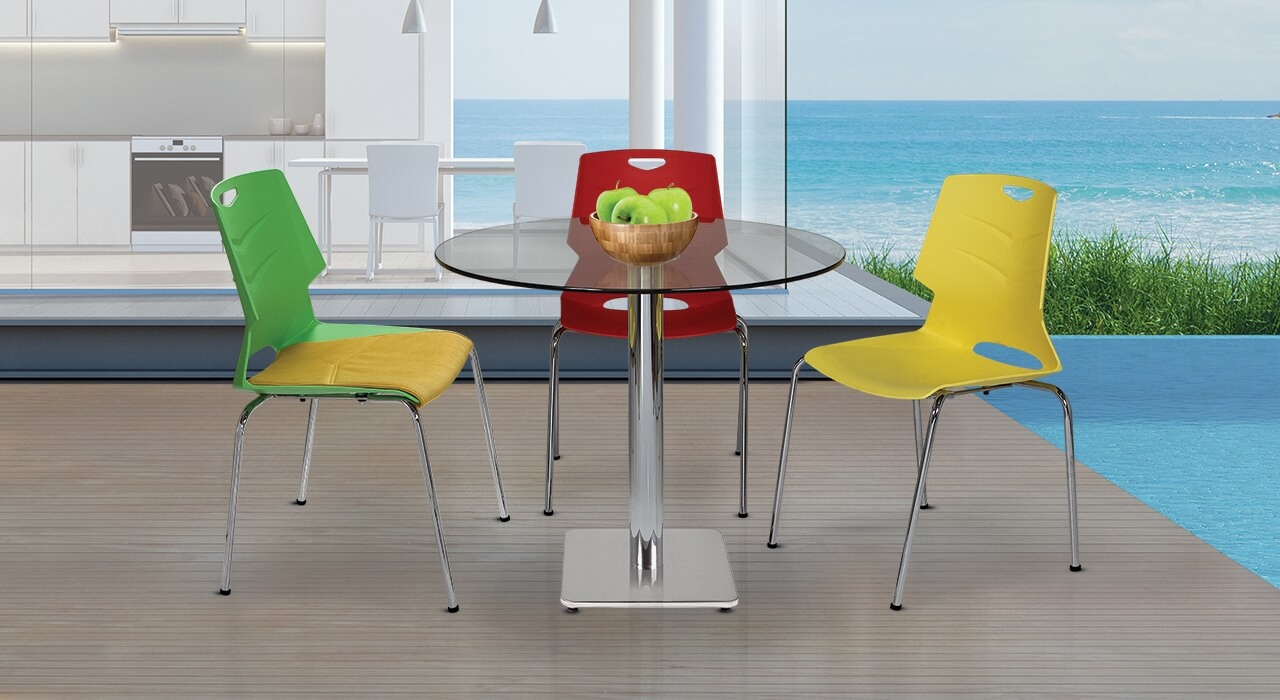 صندلی ثابت رستورانی راحتیران مدل  C 430 P - Thumbnail 3