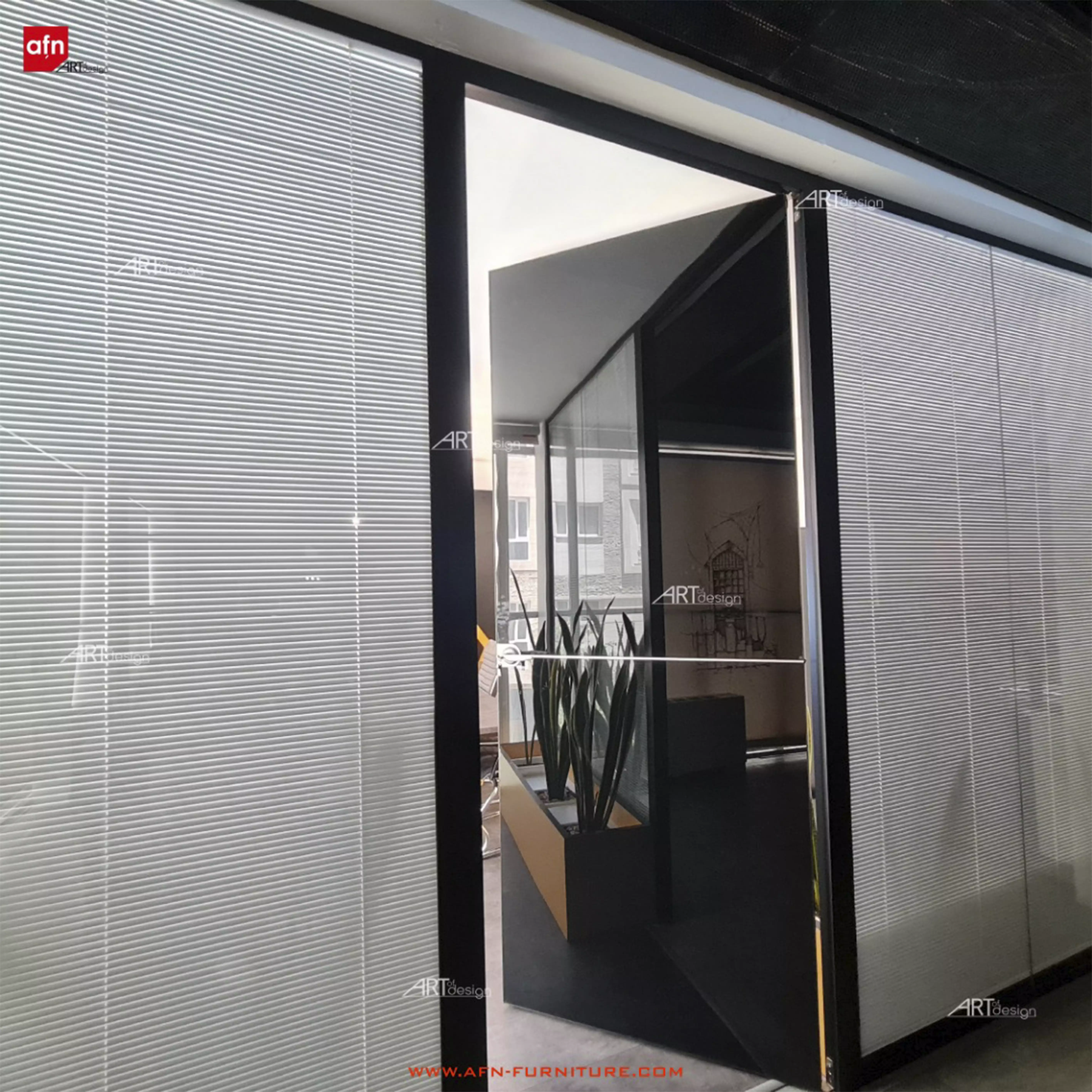 پارتیشن دو جداره فریم لس 3 سانت