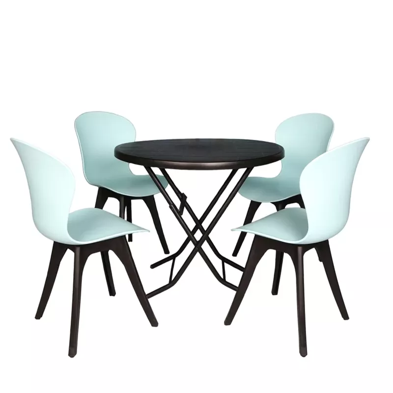 میز و صندلی ناهارخوری چهار نفره مدل ماهور ایبر گلاس پایه پلاستیکیTGM - Thumbnail 1