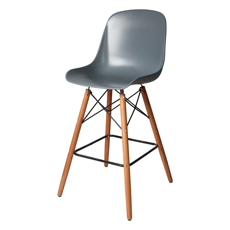 صندلی اپن مدل مایا فایبرگلاس پایه چوبی - Thumbnail 4