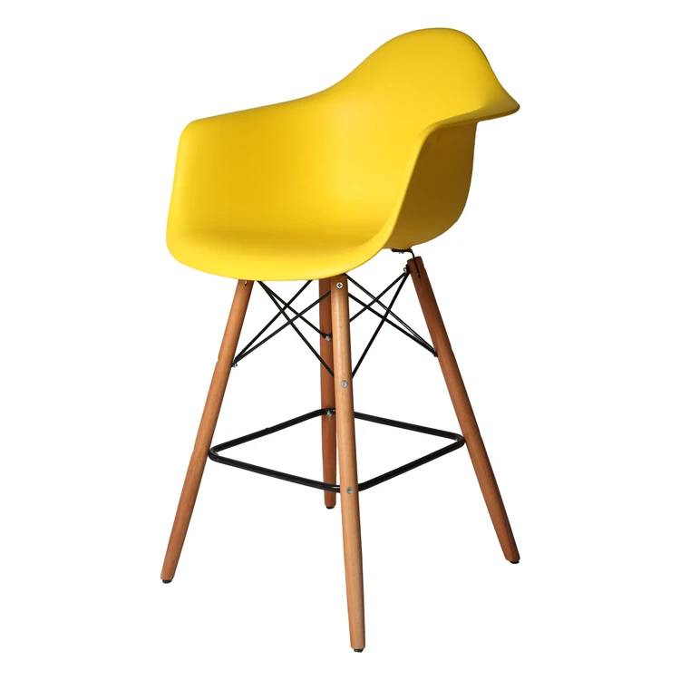 صندلی اپن مدل ایزی فایبرگلاس پایه چوبی - Thumbnail 1