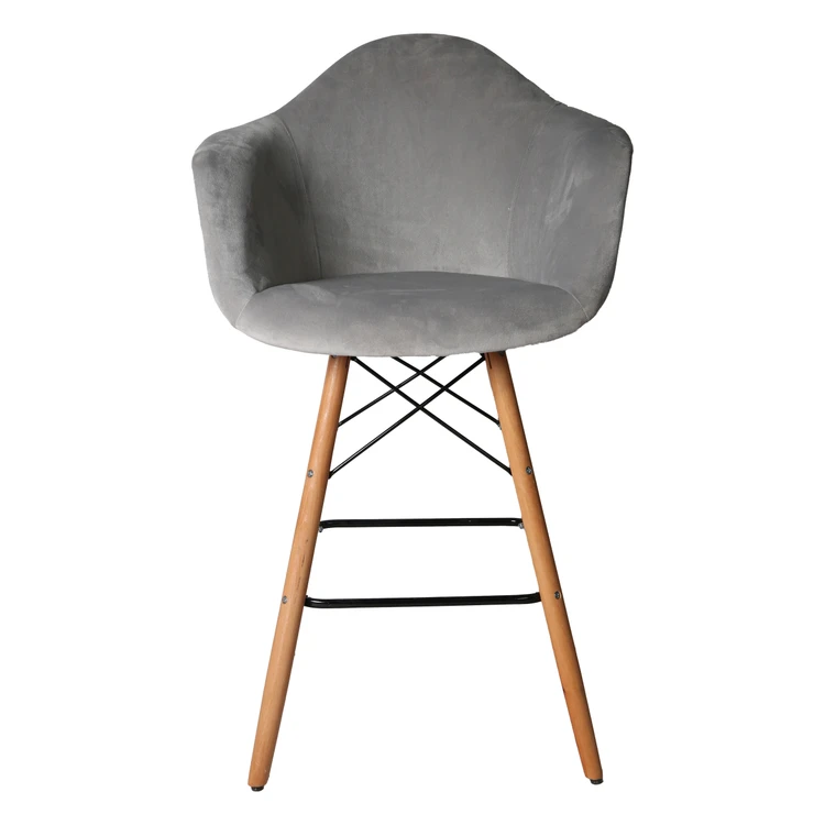 صندلی اپن مدل ایزی لمسه ای پایه چوبی - Thumbnail 3