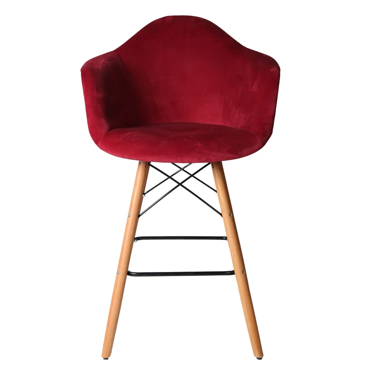 صندلی اپن مدل ایزی لمسه ای پایه چوبی - Thumbnail 4