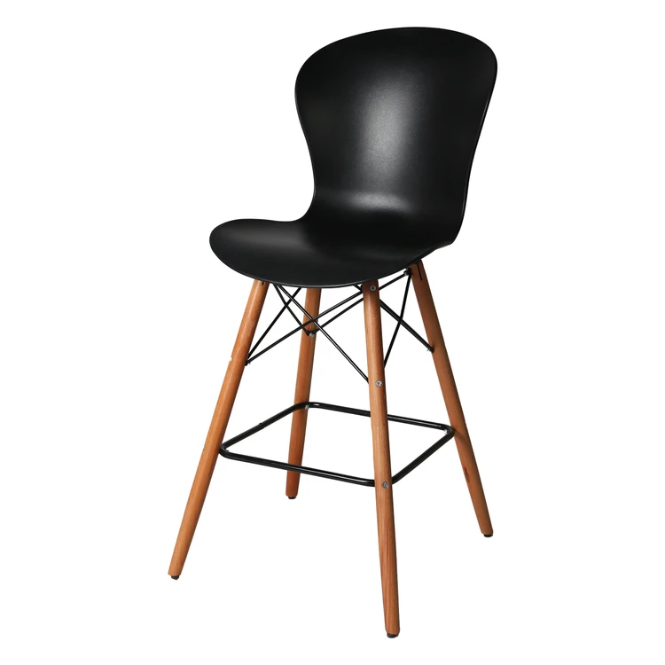 صندلی اپن مدل ماهور فایبرگلاس پایه چوبی