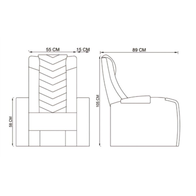 صندلی سینما خانگی مدل H-890 - Thumbnail 1