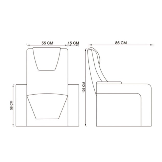 صندلی سینما خانگی مدل H-880 - Thumbnail 1