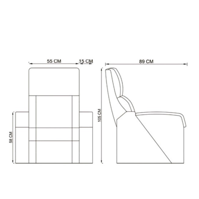 صندلی سینما خانگی مدل H-840 - Thumbnail 1