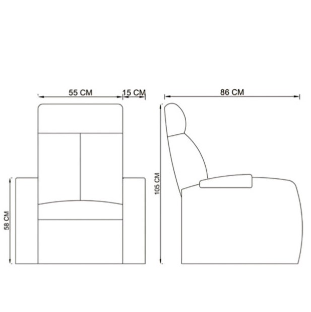 صندلی سینما خانگی مدل H-810 - Thumbnail 1