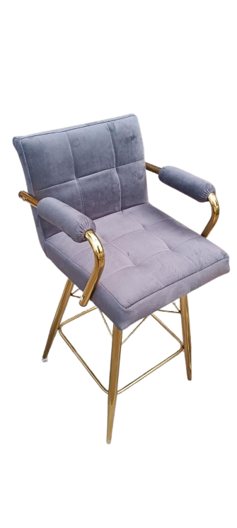 صندلی اپن کانتر دسته دار پایه ثابت - Thumbnail 1